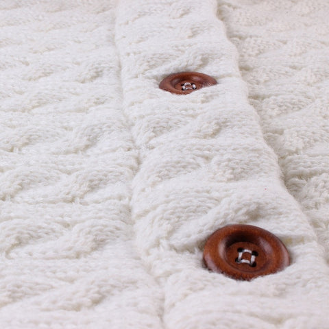 Image of Knitted Cotton Baby Sleeping Bag