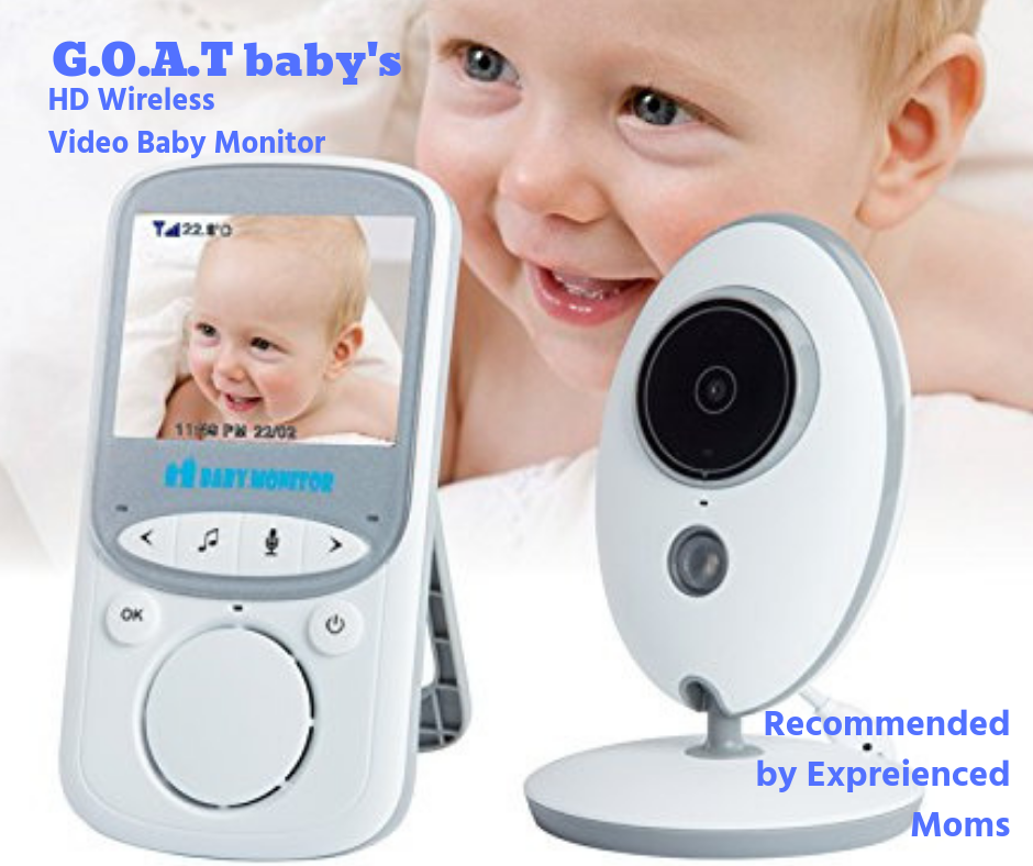 Wireless Video Baby Monitor with Temp & Night Vision