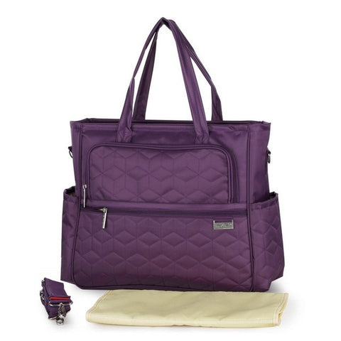 Image of Oxford Plaid Maternity bag Magestic