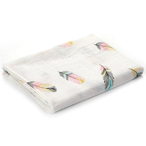 Image of Forest Fox Cotton Collection Muslin Baby Soft  Swaddles