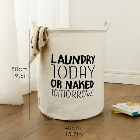 Image of Large Baby Laundry Basket or Toy Storage Bag