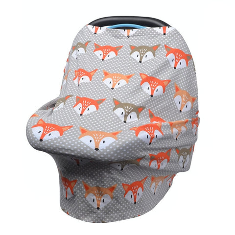 Image of Fox Collection Nursing Cover & Car Seat Cover